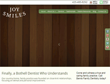 Tablet Screenshot of bemisfamilydentistry.com